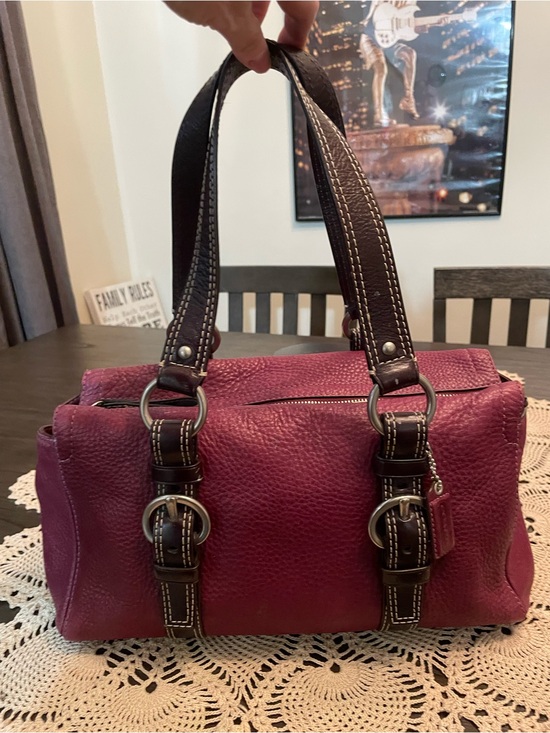 Coach Handbags - Coach Chelsea Leather Carryall satchel, model #F10887, in a burgundy color